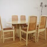 Table and 6 chairs by Mario Sabot from the 70s