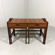 Tables gigognes en teck de Skaraborgs Möbelindustri, Suède