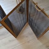 Fireplace set fire guard shovel clamp support