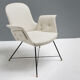 Pair of armchairs by Augusto Bozzi for Saporiti