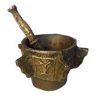 Bronze apothecary mortar with wings XVII