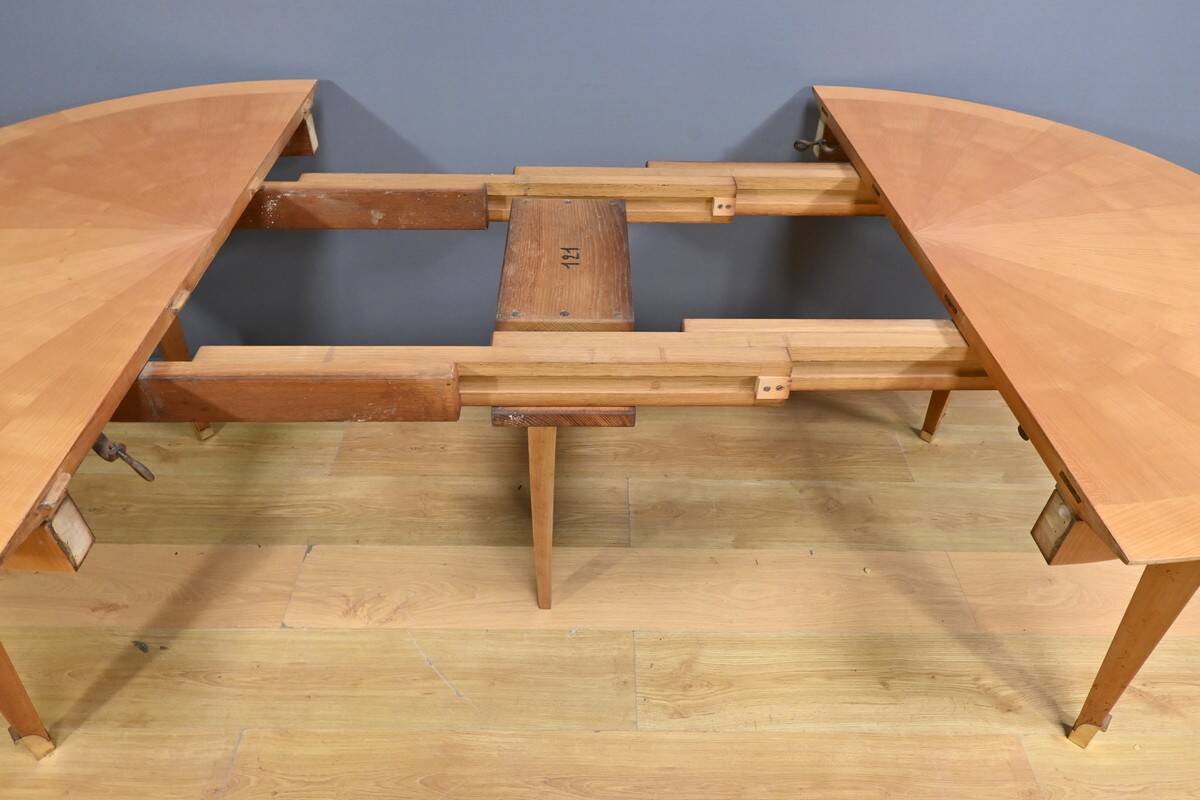 Table for 4 to 10 people in cherry wood – 1950