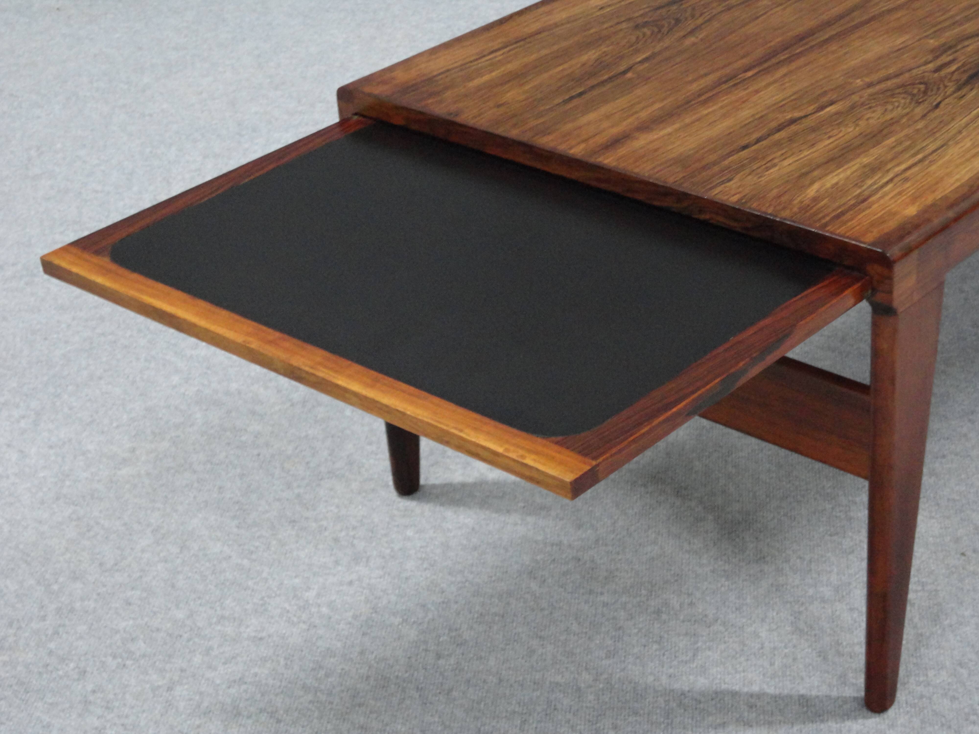 Rosewood coffee table from rio 1960