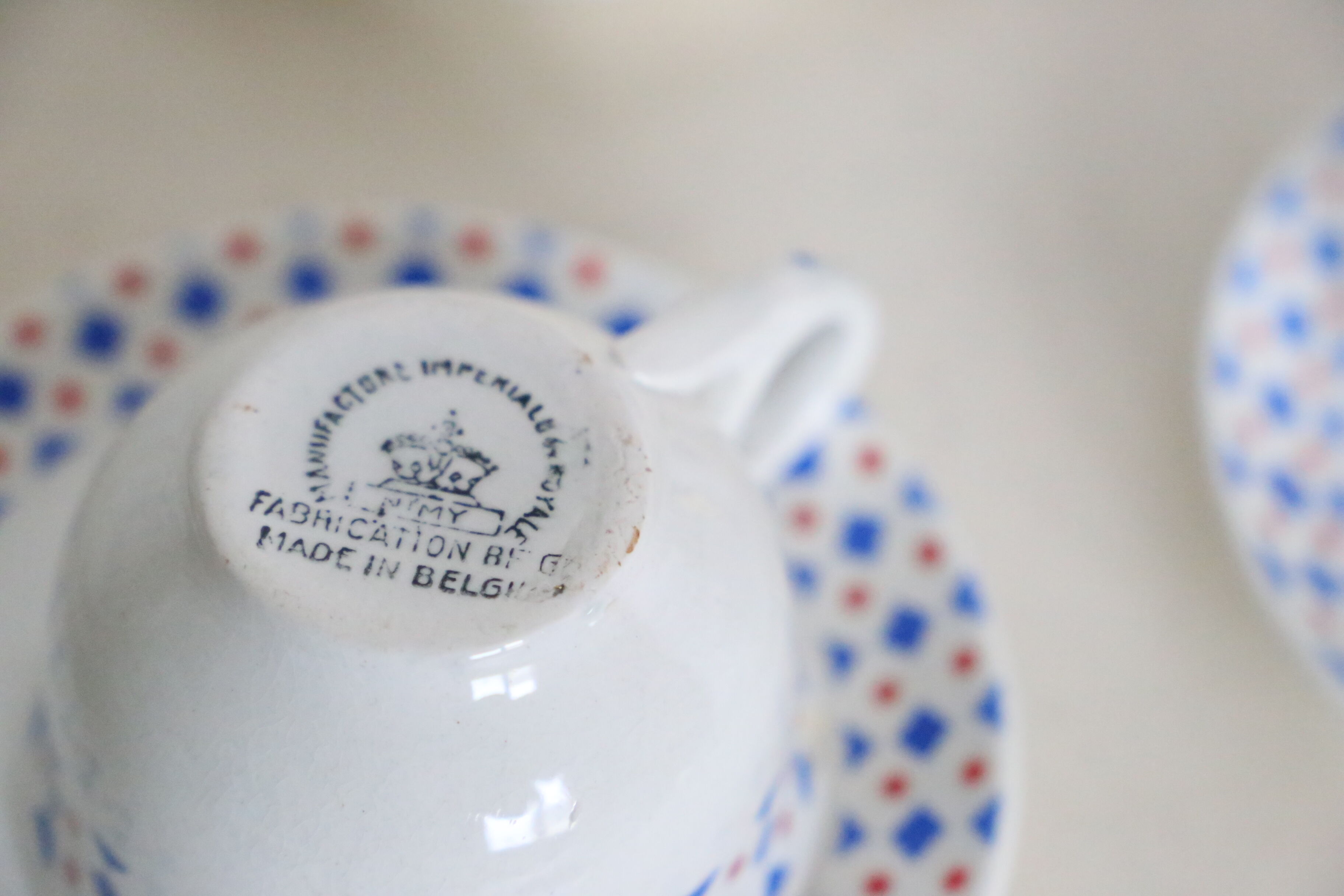 Coffee/tea service for children, 1940 , Imperial Manufacture Royale Boch, Belgium