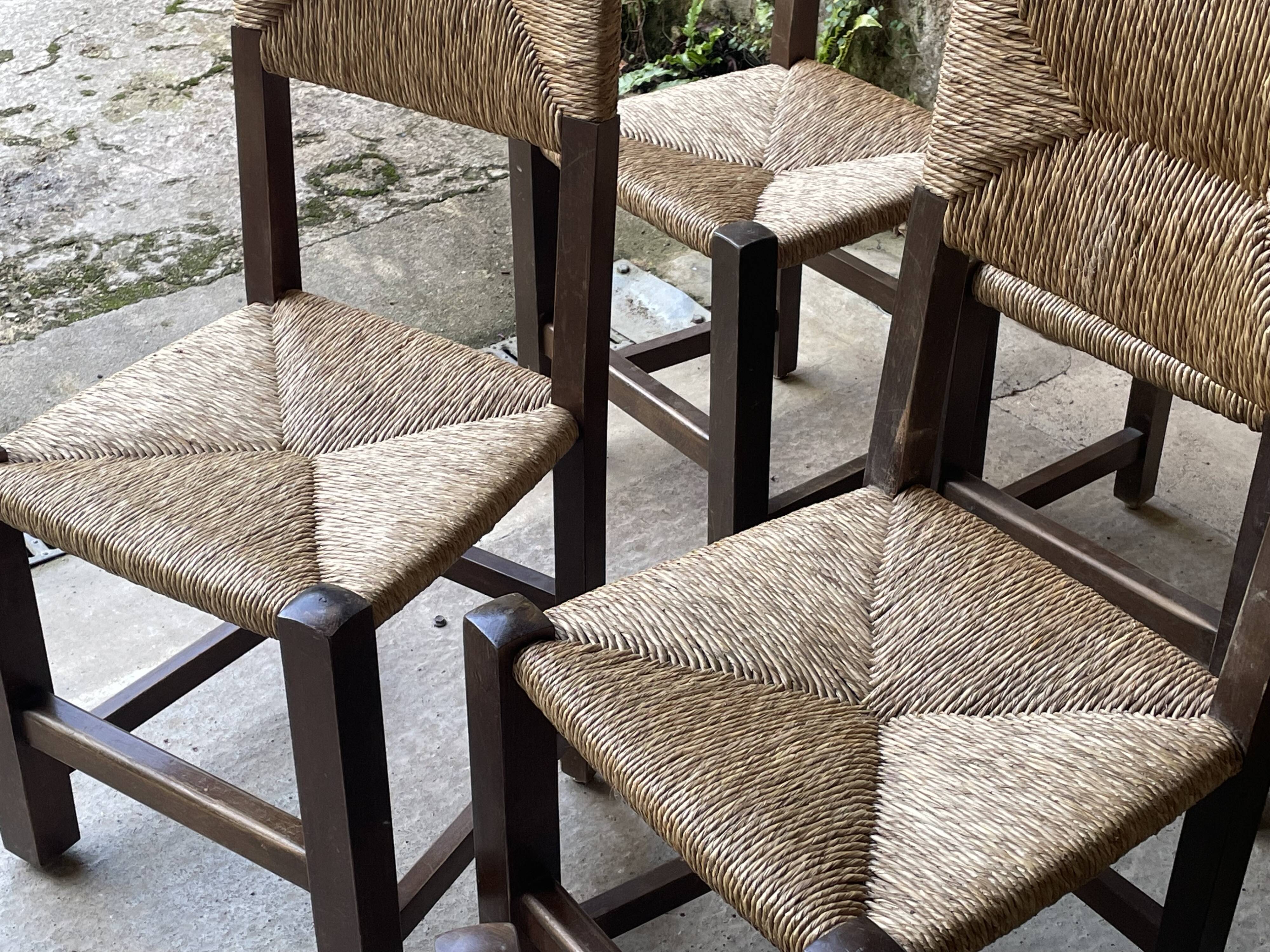 Vintage straw chairs