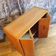 Vintage shoe cabinet with accordion doors