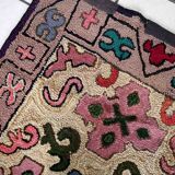 Handmade American Hooked Antique Rug 76cm x 175cm 1880s