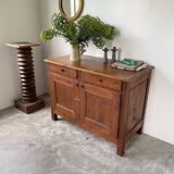 Jam cabinet, folk art furniture, oak, 19th century