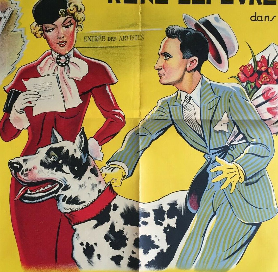 Movie poster "The Scandalous Husbands" Suzy Vernon 60x80cm 1935