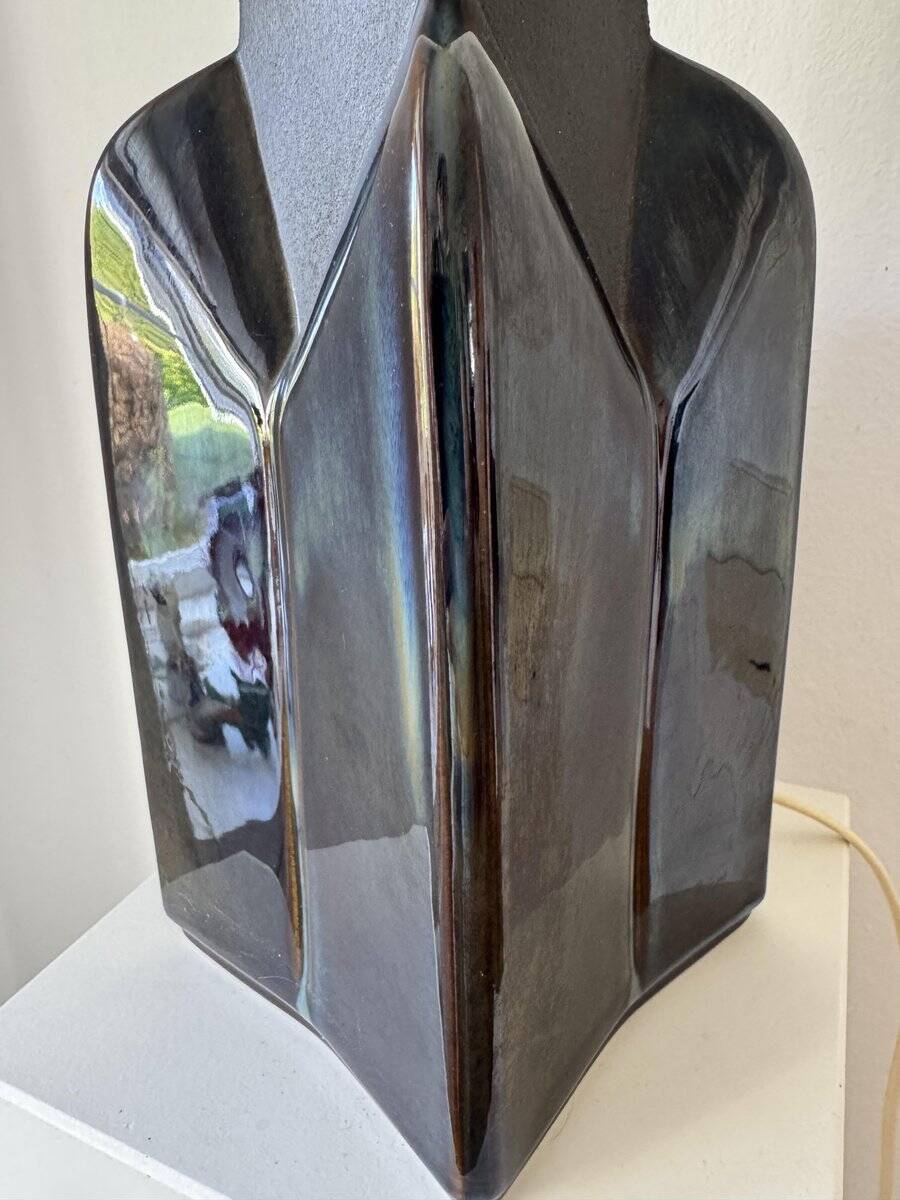 Stoneware ceramic table lamps by Einar Johansen for Søholm Stentøj, 1970s, set of 2