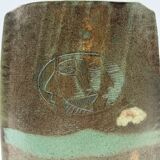 "Totem" vase signed by Anthony Pitot – unique piece, 1980s