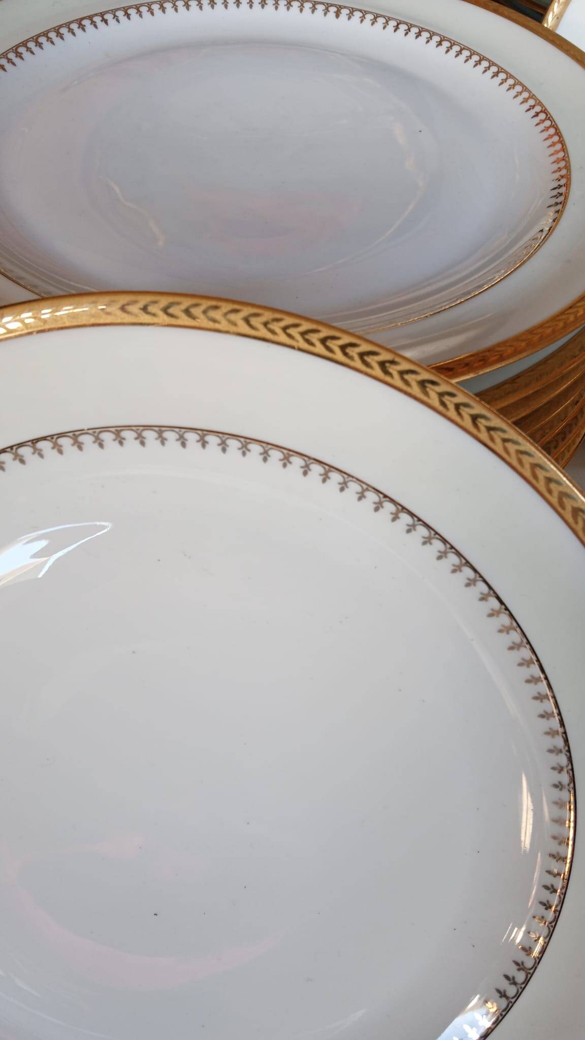 Chastagner Limoges porcelain dinner service, 1930s