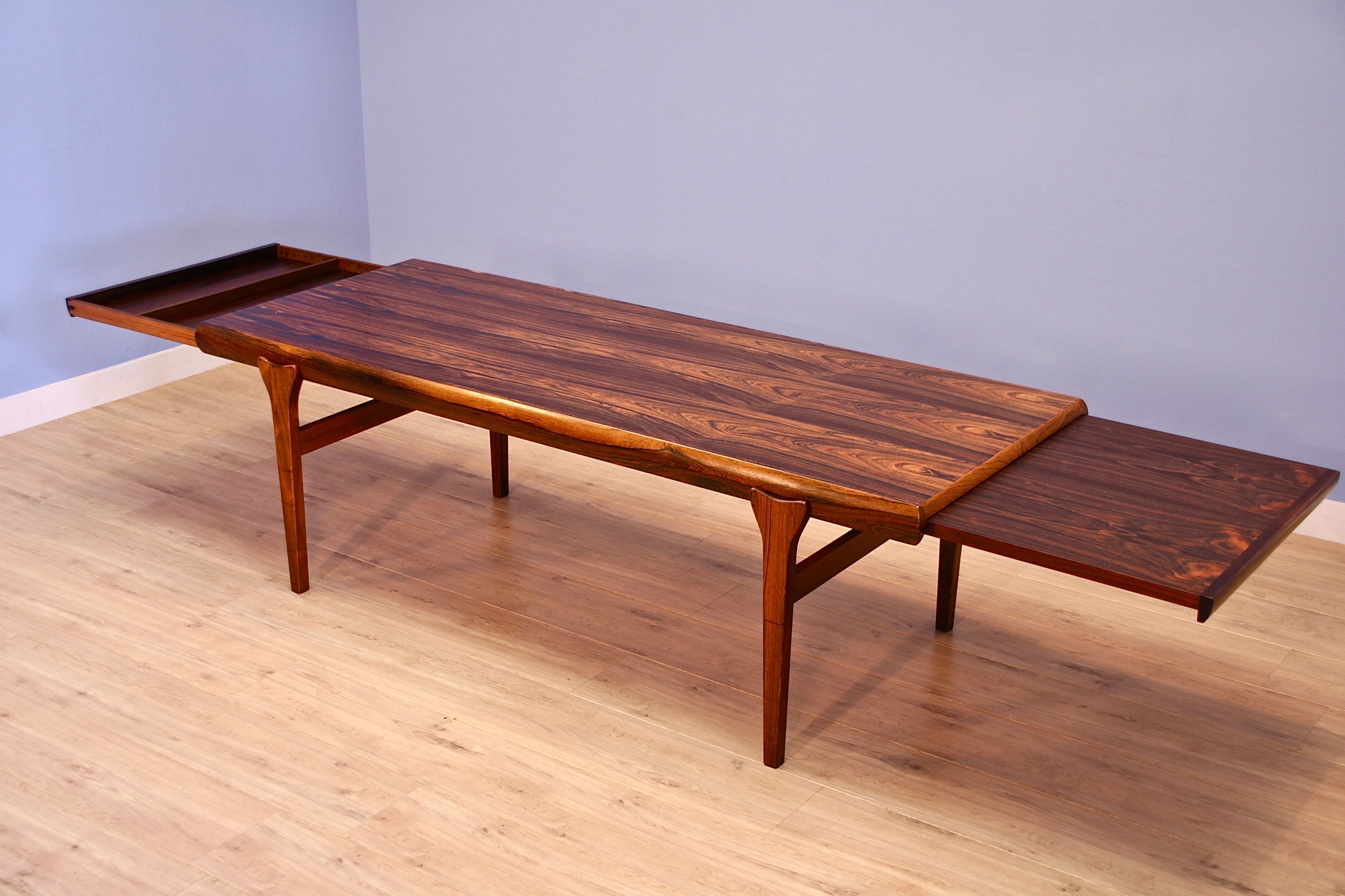 Danish coffee table in rosewood by Johannes Andersen for Uldum Møbelfabrik, 1960s