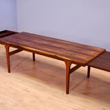 Danish coffee table in rosewood by Johannes Andersen for Uldum Møbelfabrik, 1960s