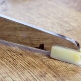 Oval coffee table in 70s green marble