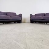 Pair of DUC sofas by Mario Bellini for Cassina, 1970s