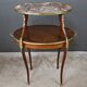 Table à thé en placage d’acajou, style Louis XV – Début XXe