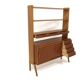 Scandinavian teak and oak secretary, Sweden, 1950