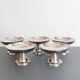 Ice cups or sorbet, vintage, stainless steel 18/10