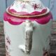 sucrier art nouveau en porcelaine