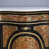 Bureau d'entre-deux in Boulle marquetry, Coignerai House, Napoleonic III period – 2nd half of the 19th century.