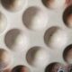 6 glazed ceramic snail plates