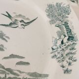 Assiettes plates terre de fer Longchamp