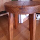 French work stool, pencil legs