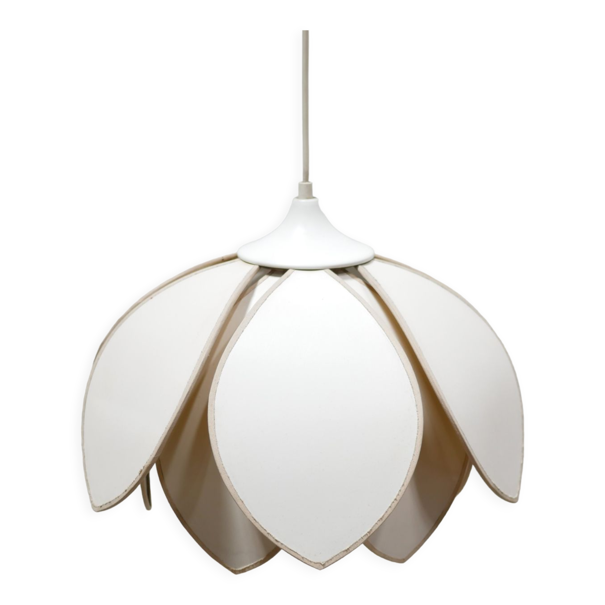 Vintage lotus flower pendant lamp