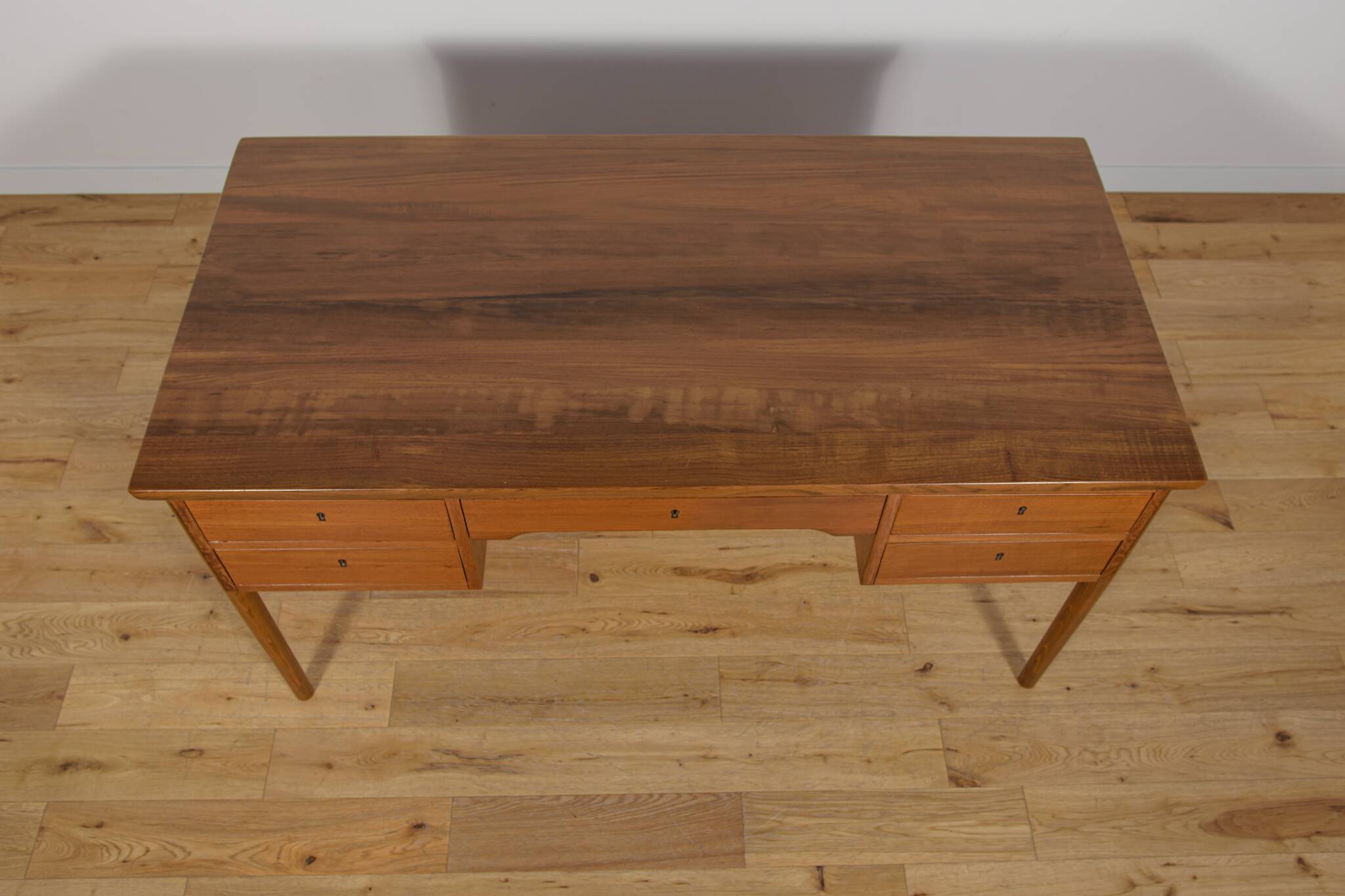 Mid-Century Freestanding Teak Desk, Denmark, 1960s