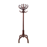 Large "Parrot" coat rack in bent wood, Thonet style – Early 20th century