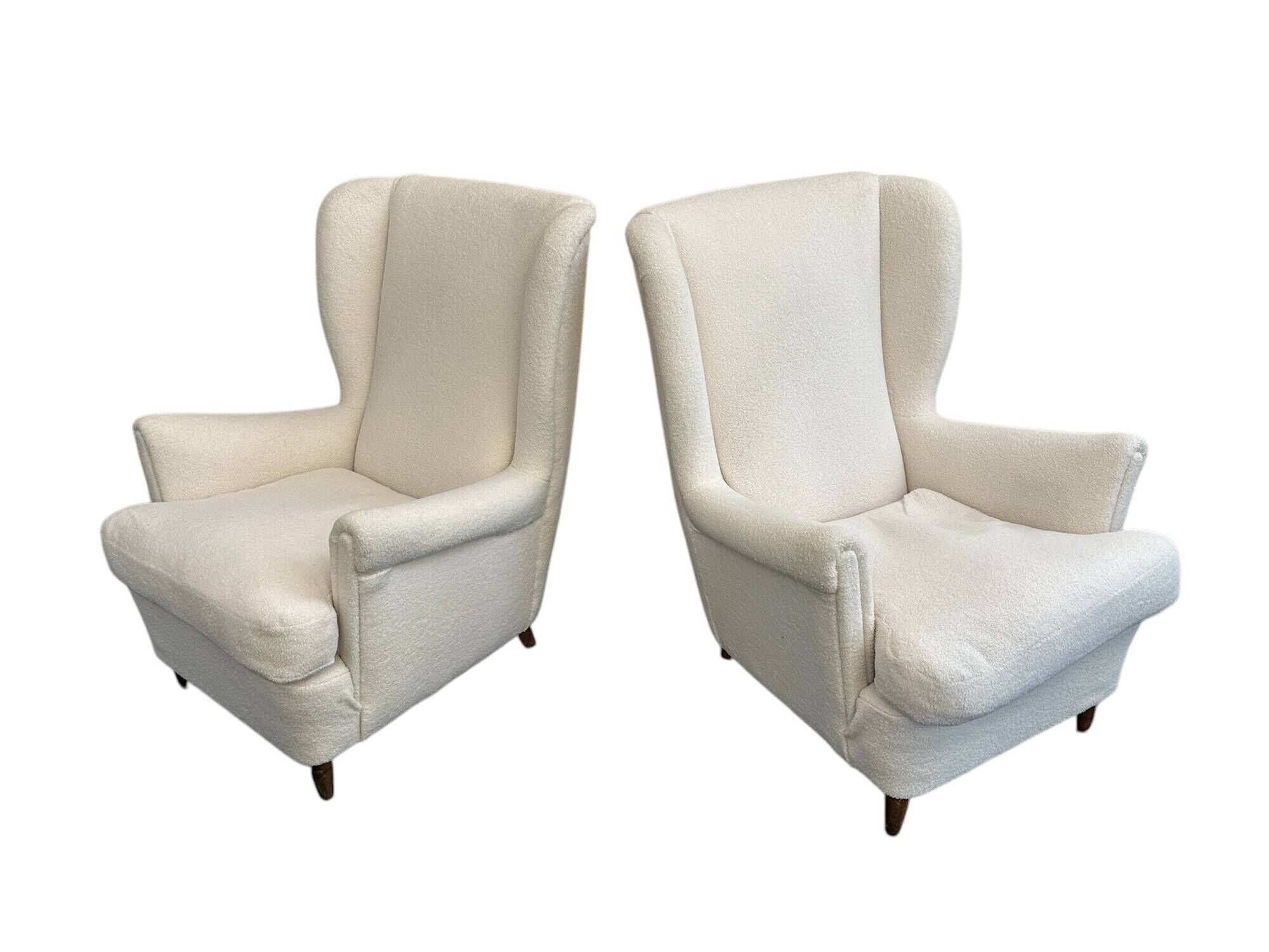 Italian 1940’s pair of armchairs by Paolo Buffa
