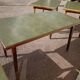 Set of 5 wooden and Formica bistro table