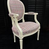 Pair of LOUIS XVI style armchairs completely restored