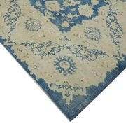 Handmade oriental contemporary 1980s 295 cm x 385 cm beige wool carpet