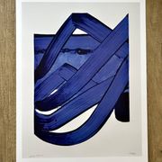 Pierre Soulages - Superb Poster after Screen Print 18 - 1988