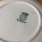 Plate 19th model "Byzantine" Saint Amand & Hamage