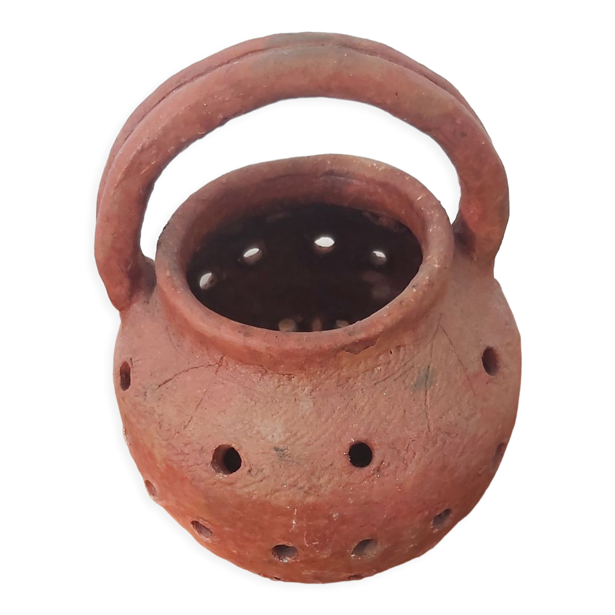 Terracotta pot / chestnut grill