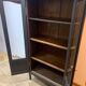 Showcase style Louis XV Parisian wardrobe matte black