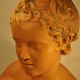 Plaster cherub bust