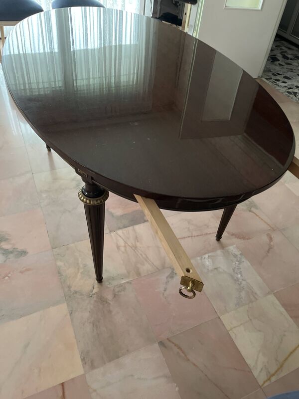 Table ovale extensible style Louis XVI