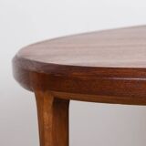 Large Danish round teak coffee table model 283 by Johannes Andersen for CFC Silkeborg 1960.