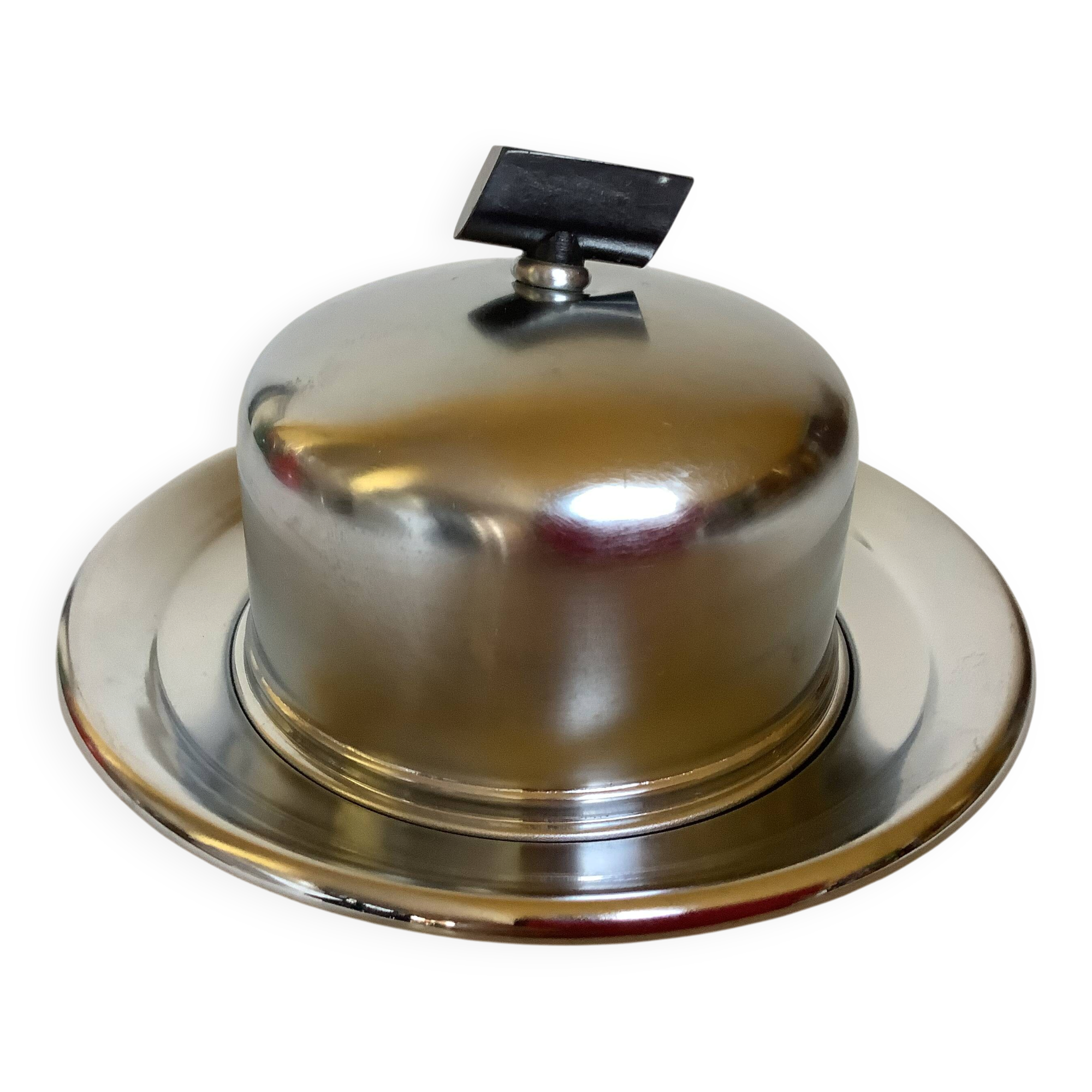 Old bell-shaped butter dish Demeyere Belgium