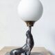 Lampe art déco otarie
