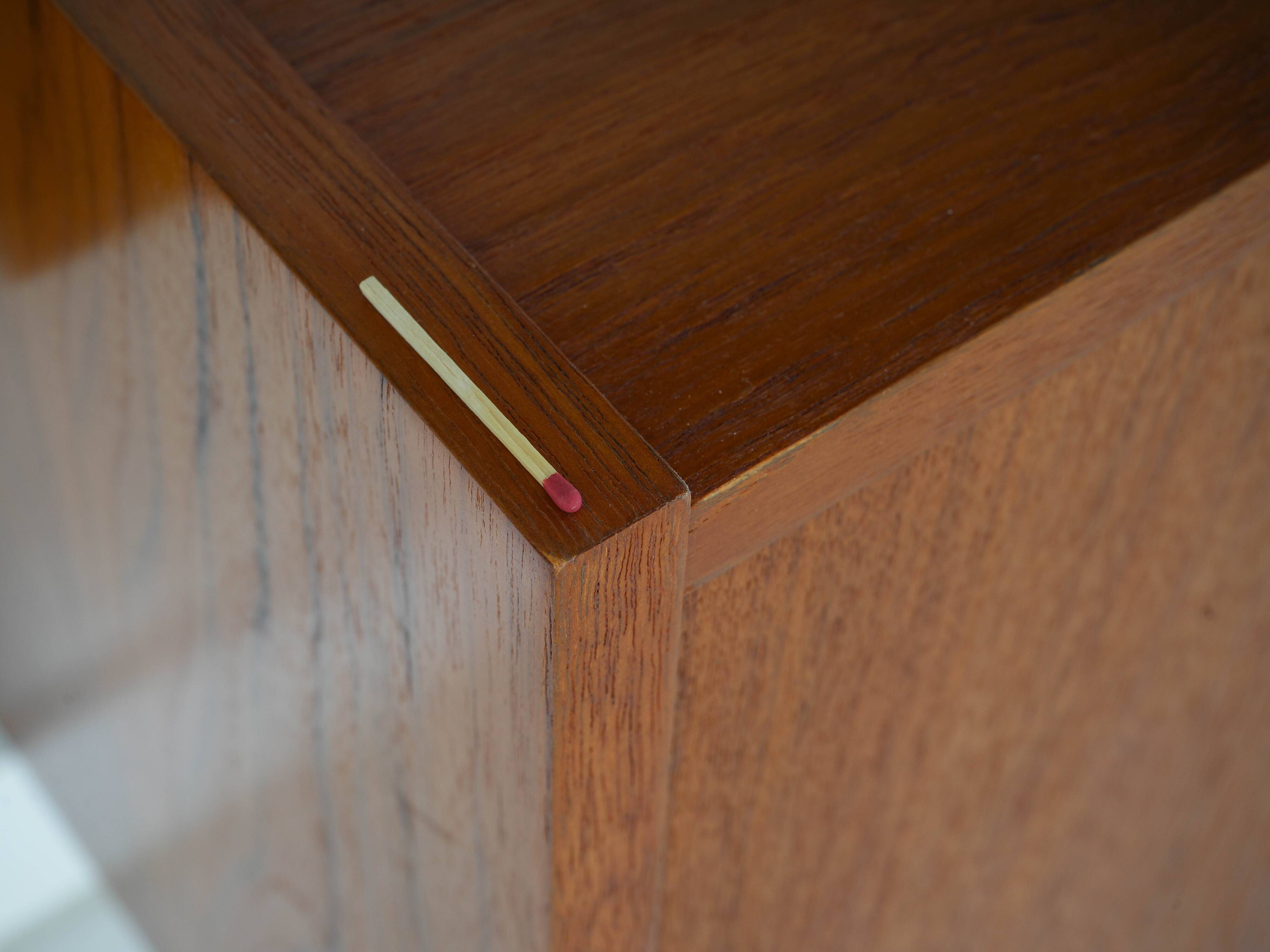 Modular shelving in teak veneer, Denmark, 1970s