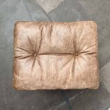 Modern Mid-Century Norwegian Siesta Pouf in Leather by Ingmar Relling for Westnofa, 1960s