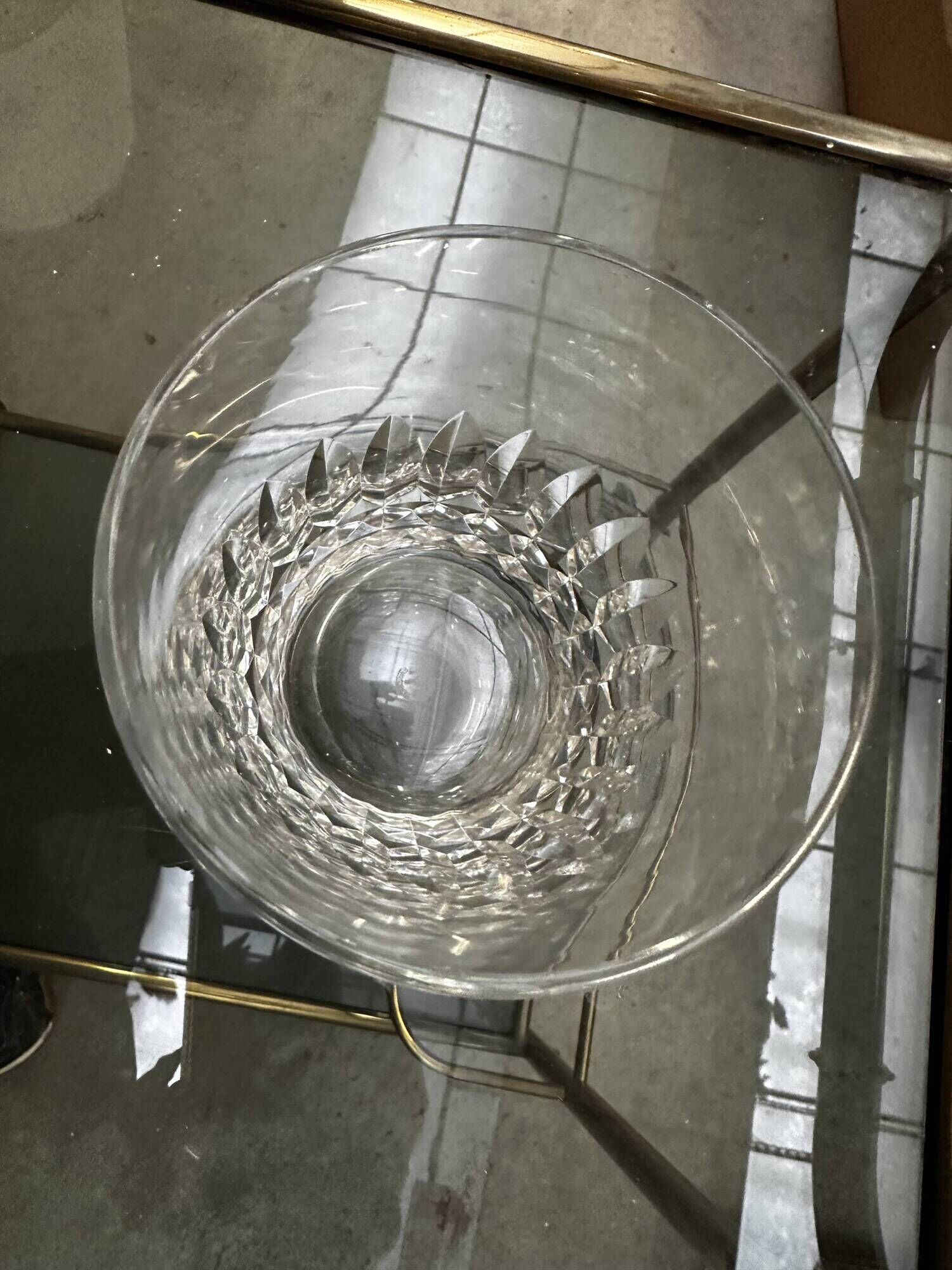 Verre à whisky en cristal Baccarat modèle Picadilly