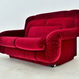 Two-seater canapé, rare from the 1970s, Italy.