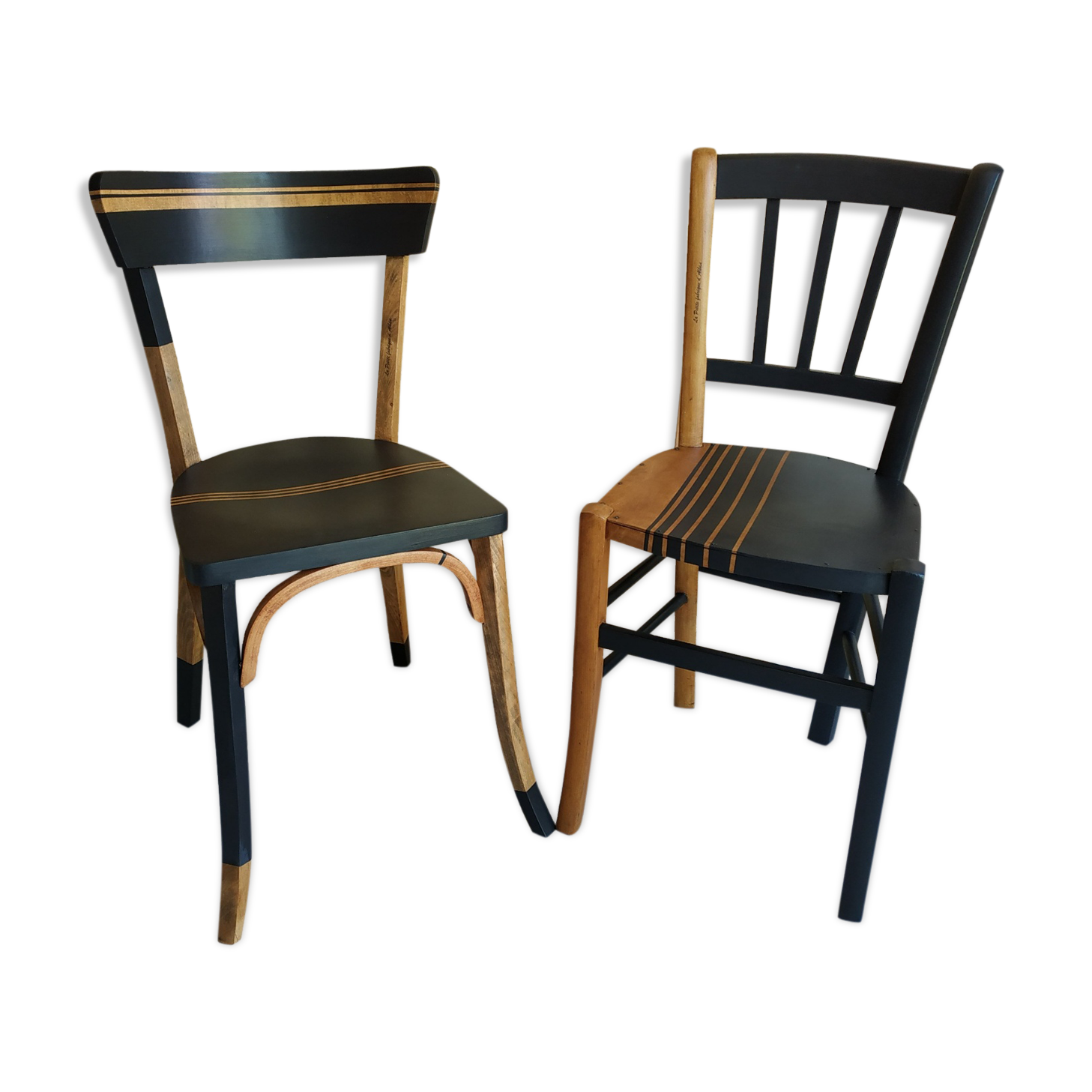 Pair of bistro chairs