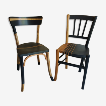 Pair of bistro chairs